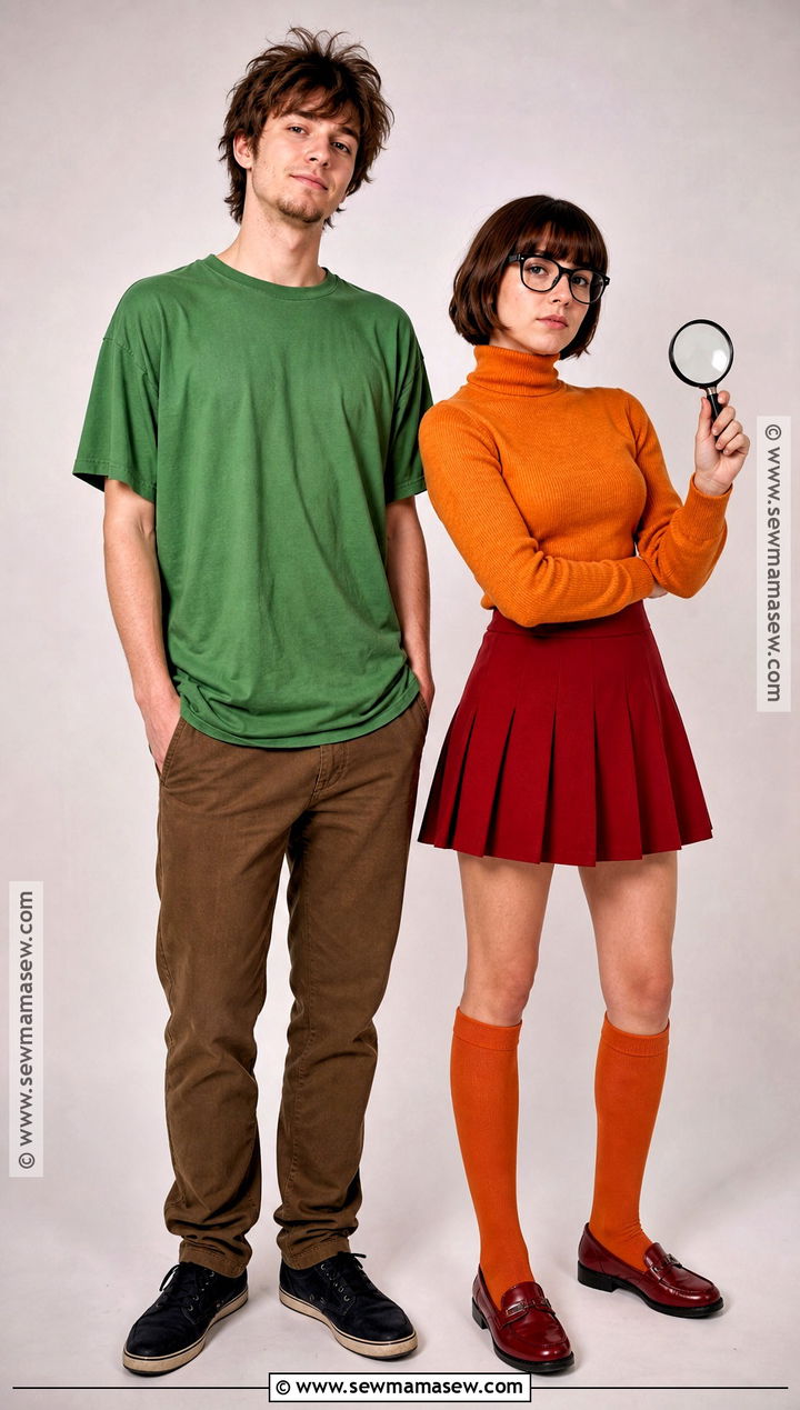 Shaggy And Velma Costume - 40 halloween costumes for 2