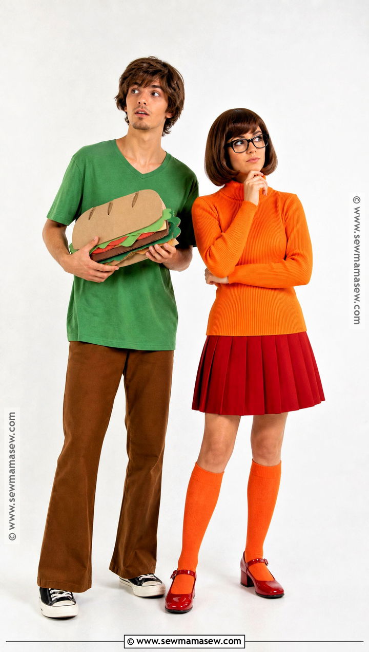 Shaggy And Velma Costume - 30 two person costume ideas