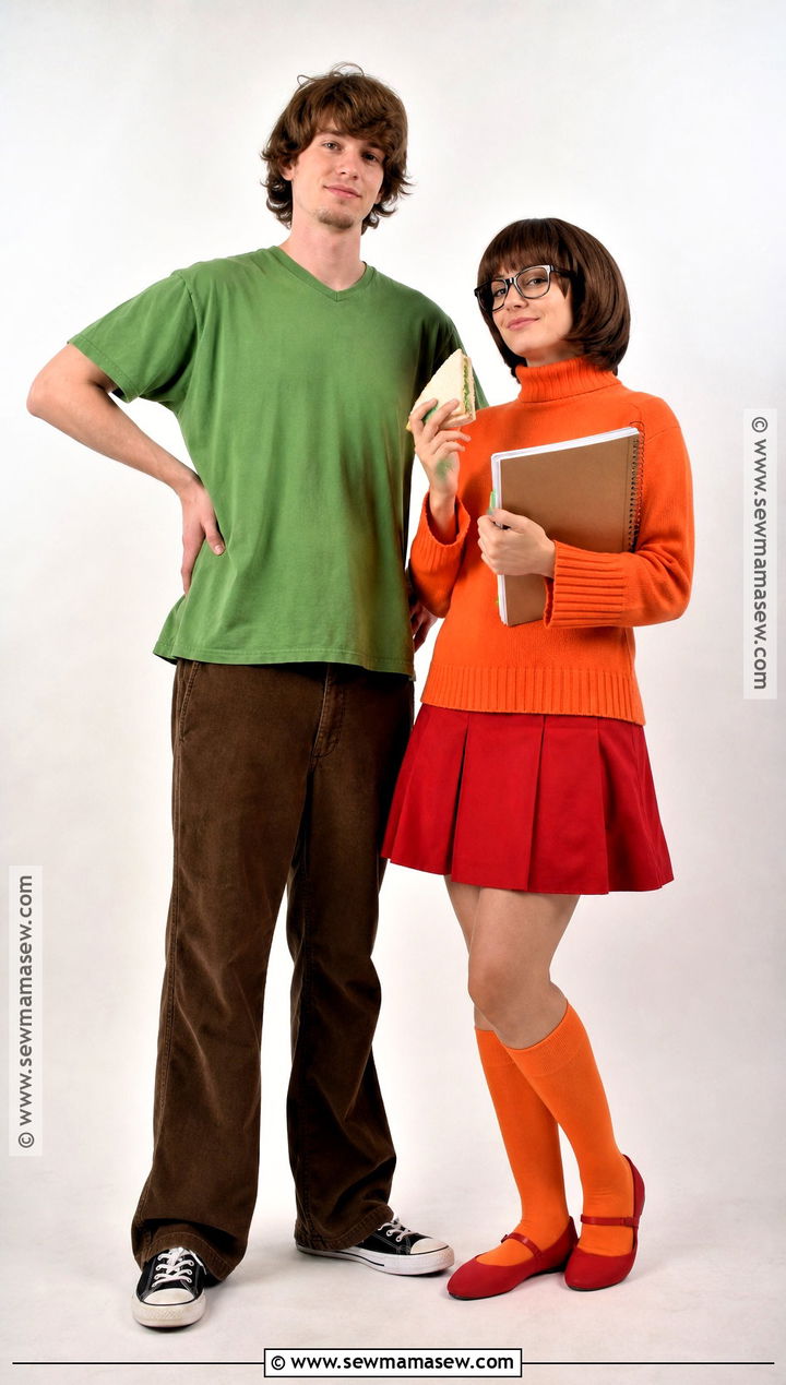 Shaggy And Velma Couples Costume - 40 Simple Couples Halloween Costume Ideas