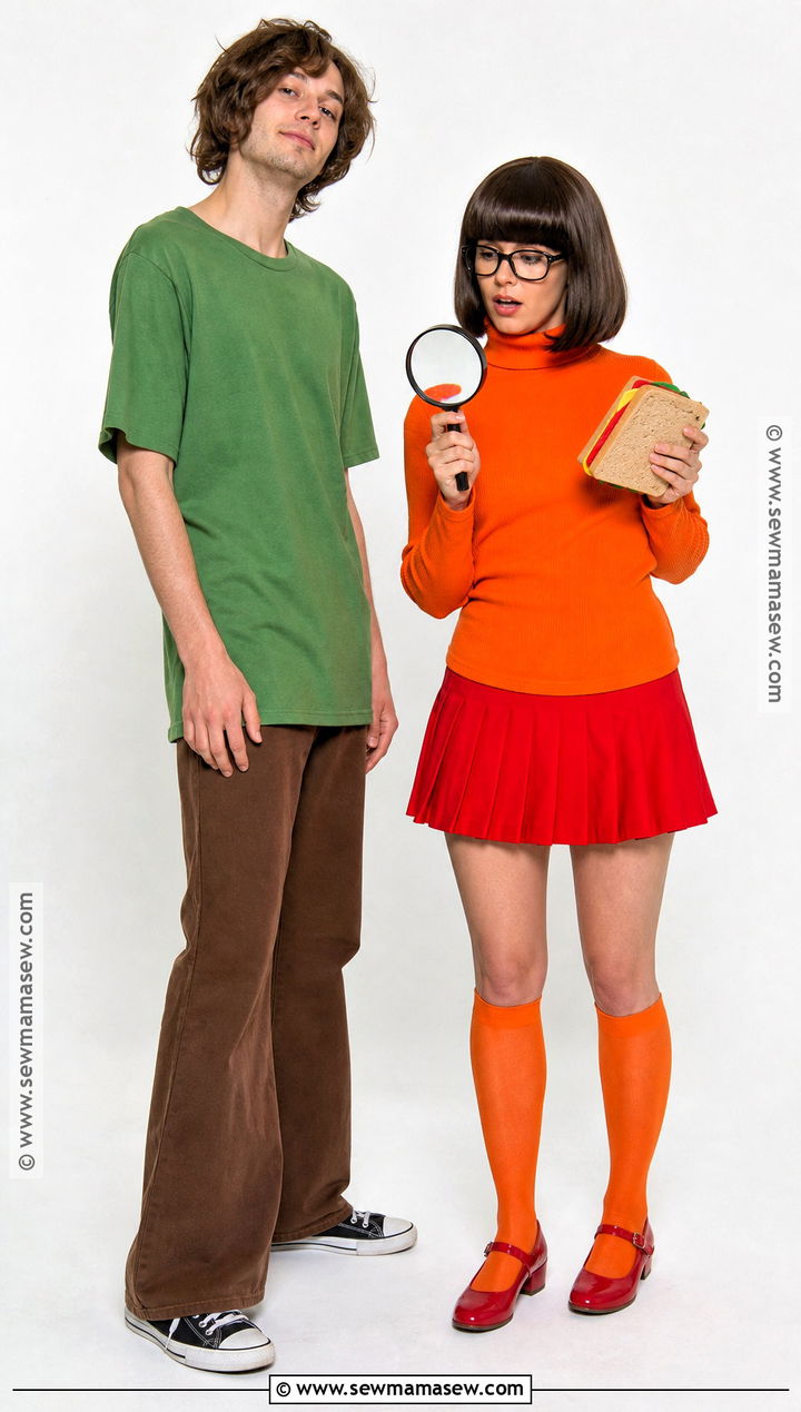 Shaggy And Velma Duo Costume - 50 halloween costumes duo