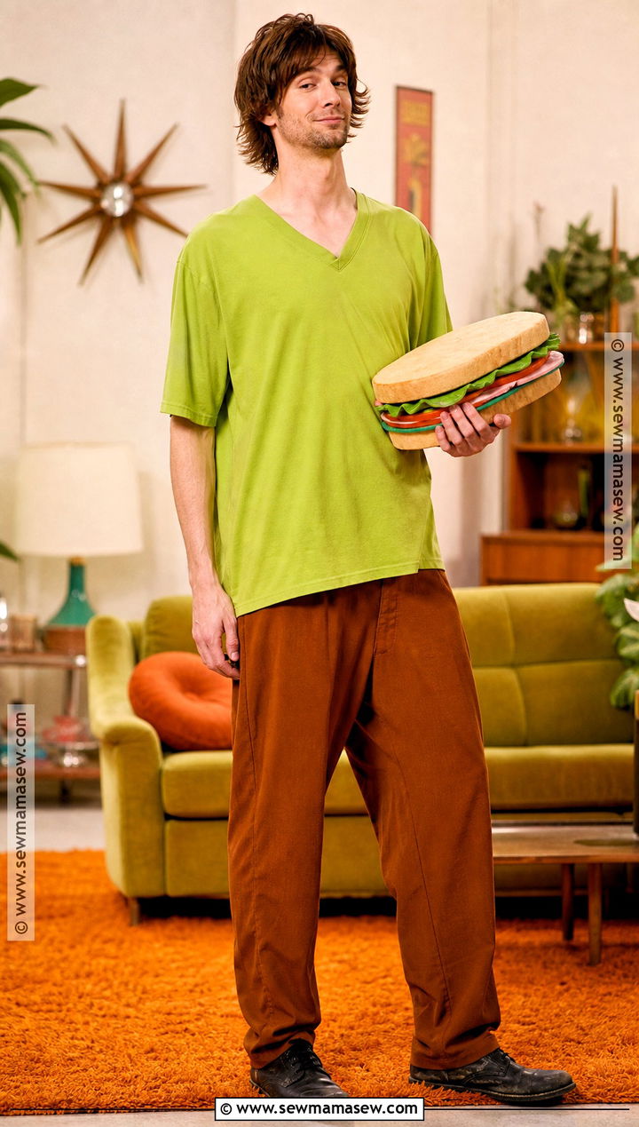 Shaggy Costume With Green Shirt - 35 Halloween Costume Ideas for Men