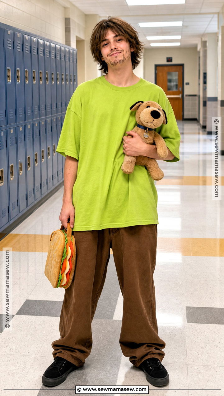 Shaggy Rogers School Costume - 30 characters to dress up as for school ideas