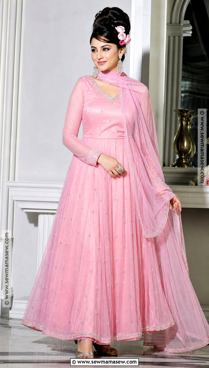 Shantipriya Pink Retro Costume - 40 bollywood characters costumes