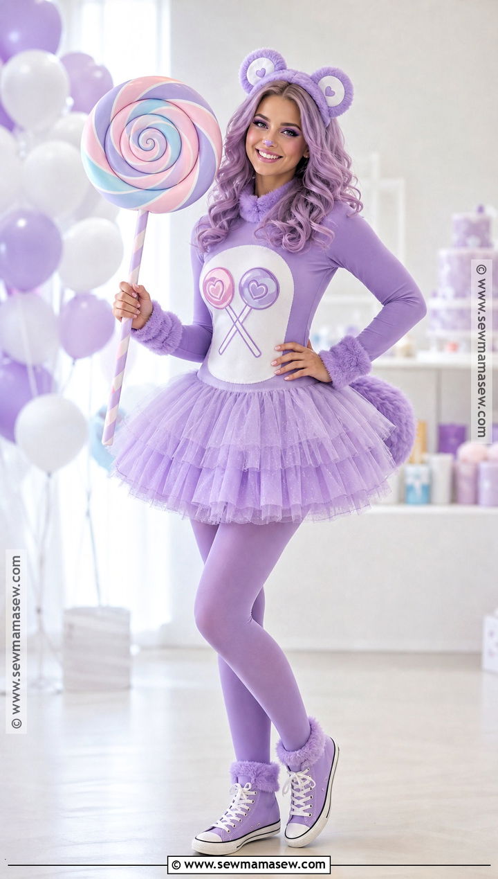 Share Bear Costume With Purple Tulle Dress - 30 Carebear Costume Ideas for Women
