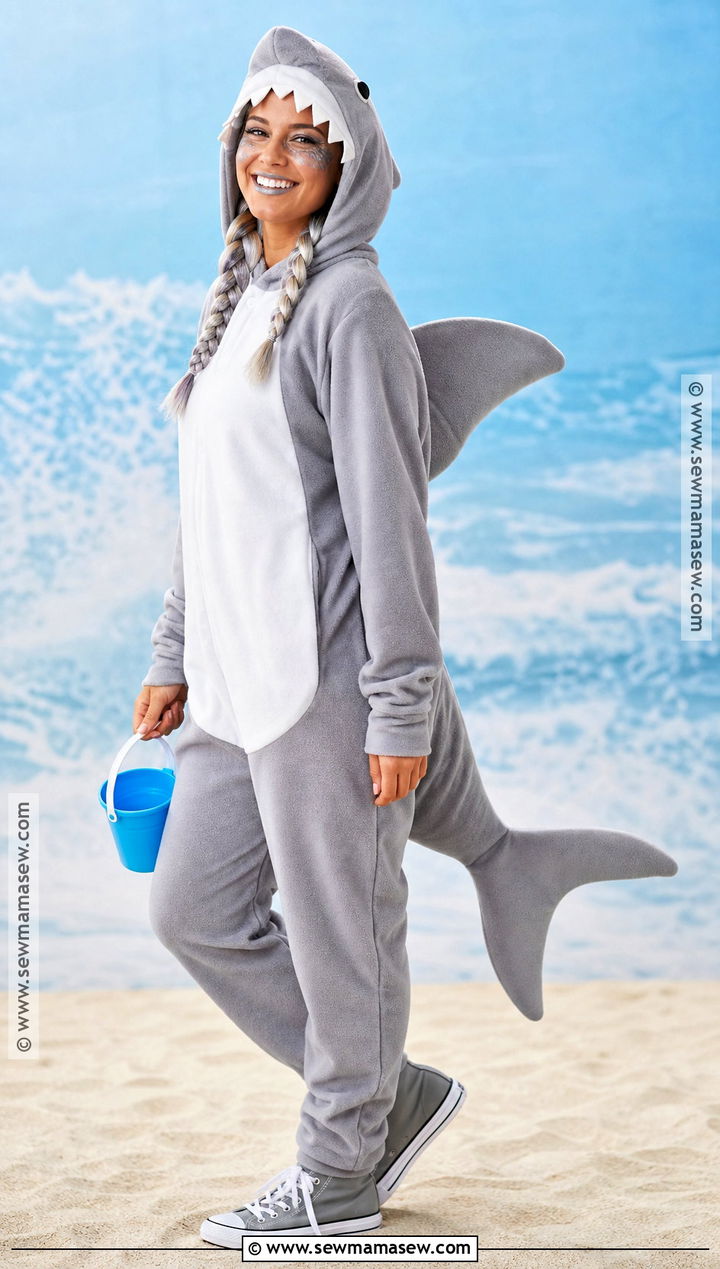 Shark Costume With Fin And Tail - 35 animal costume ideas