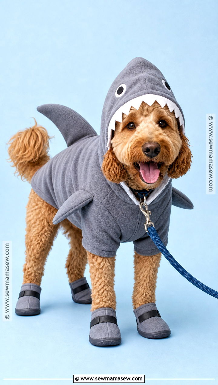 Shark Dog Costume - 40 dog costumes