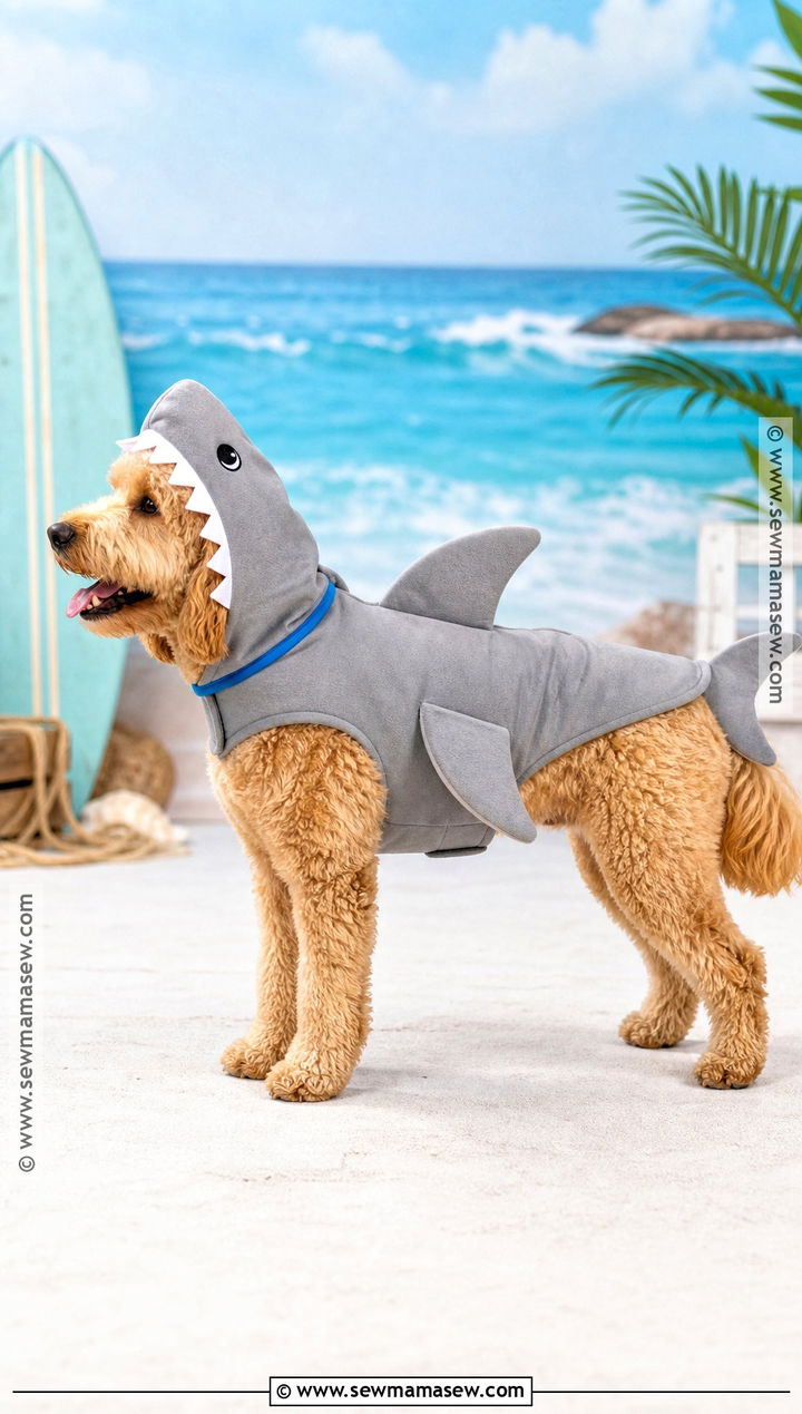 Shark Dog Costume - 40 dog costume ideas