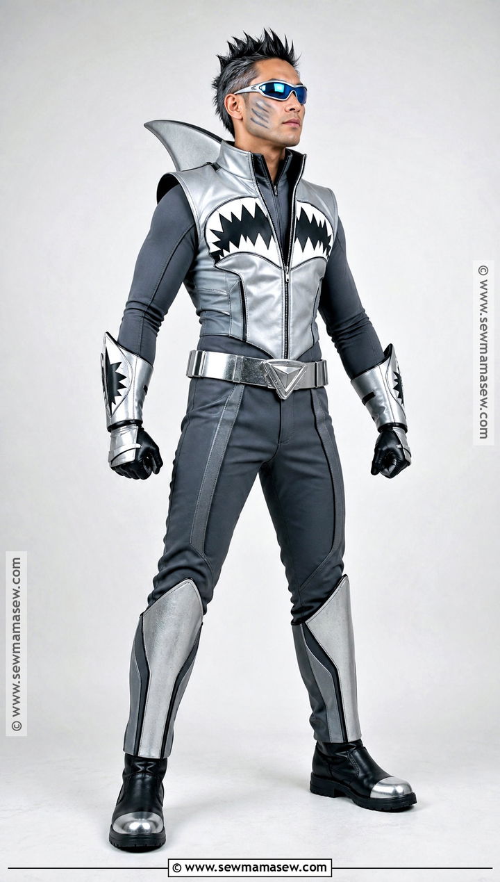 Sharkboy Costume With Shark Tooth Chest Detail - 30 sharkboy costume ideas