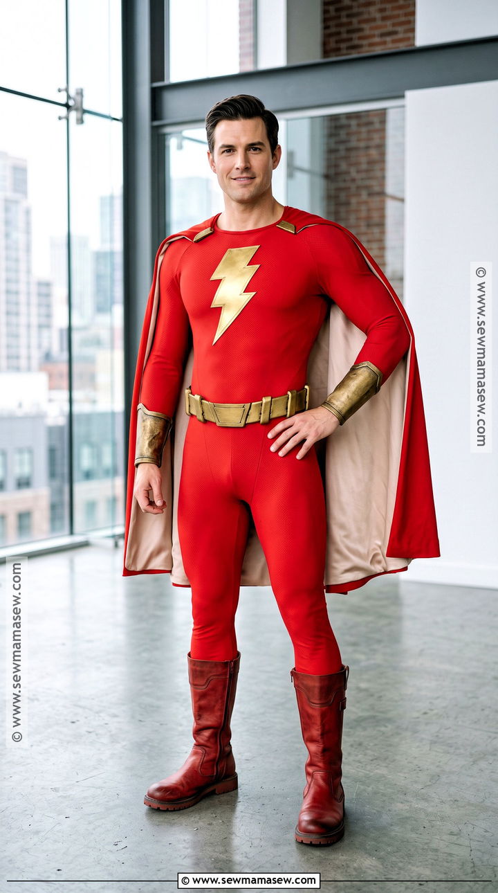 Shazam Costume With Red Cape - 30 red cape costume ideas
