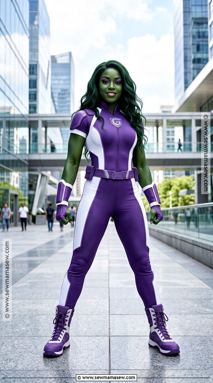 She Hulk Green Superhero Costume - 35 green halloween costumes