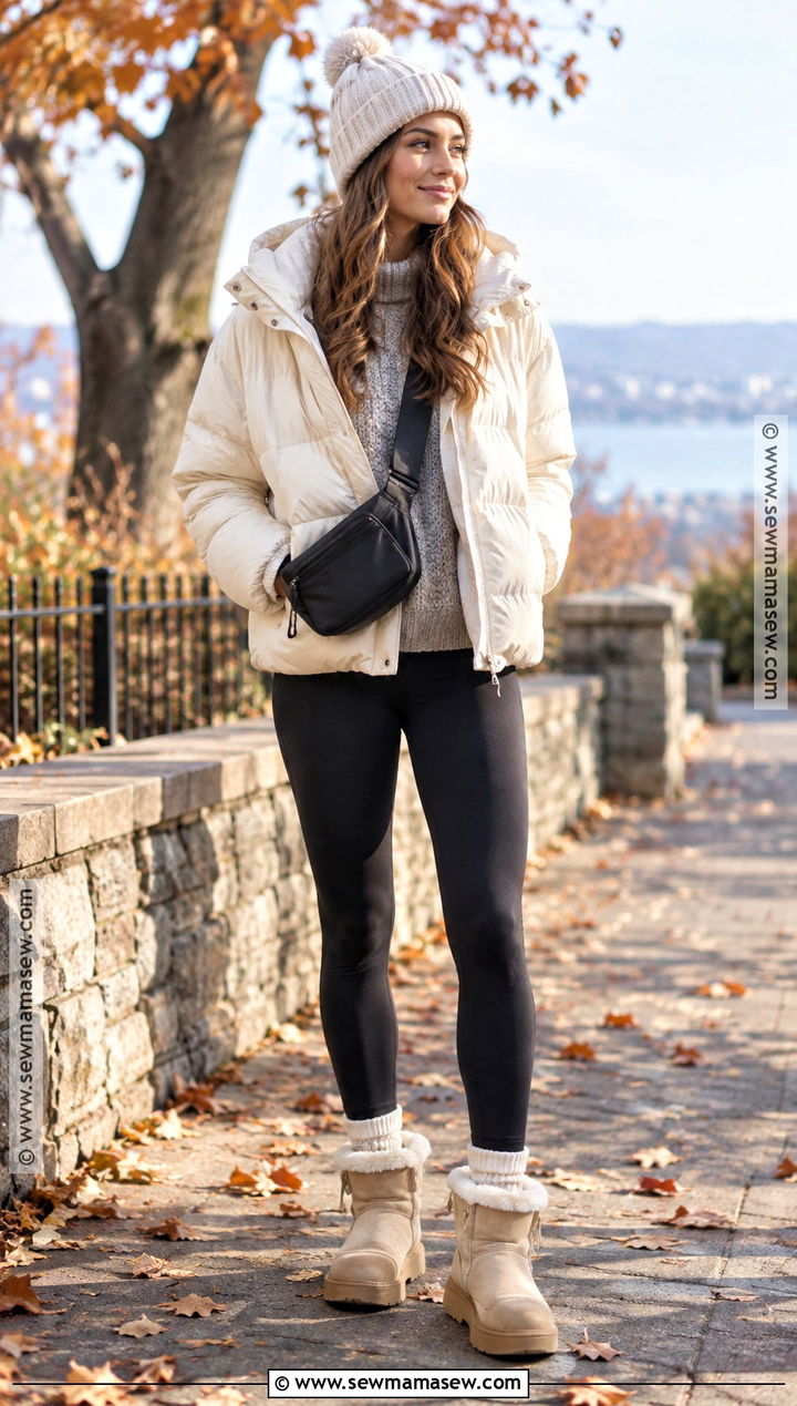 Shearling Boots With A Puffer Jacket - 15 fall boots 2026 trends