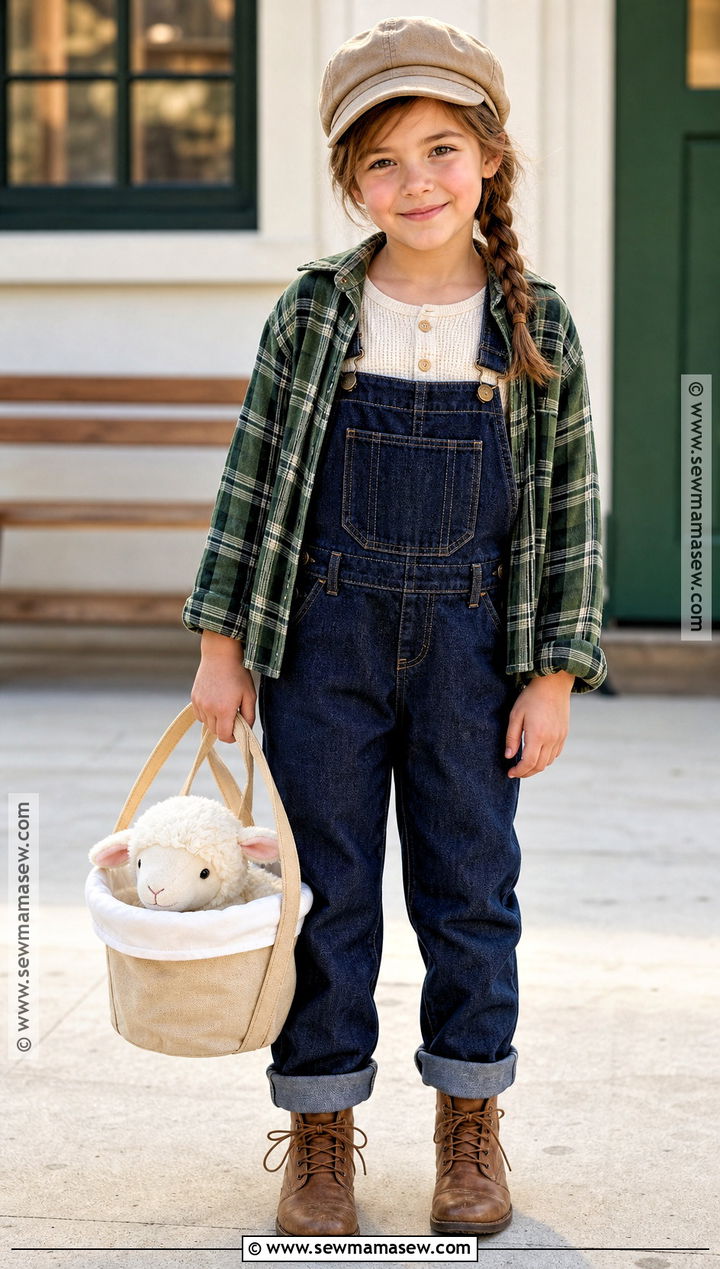 Sheep Farmer Costume - 30 farmer dress up day at school ideas