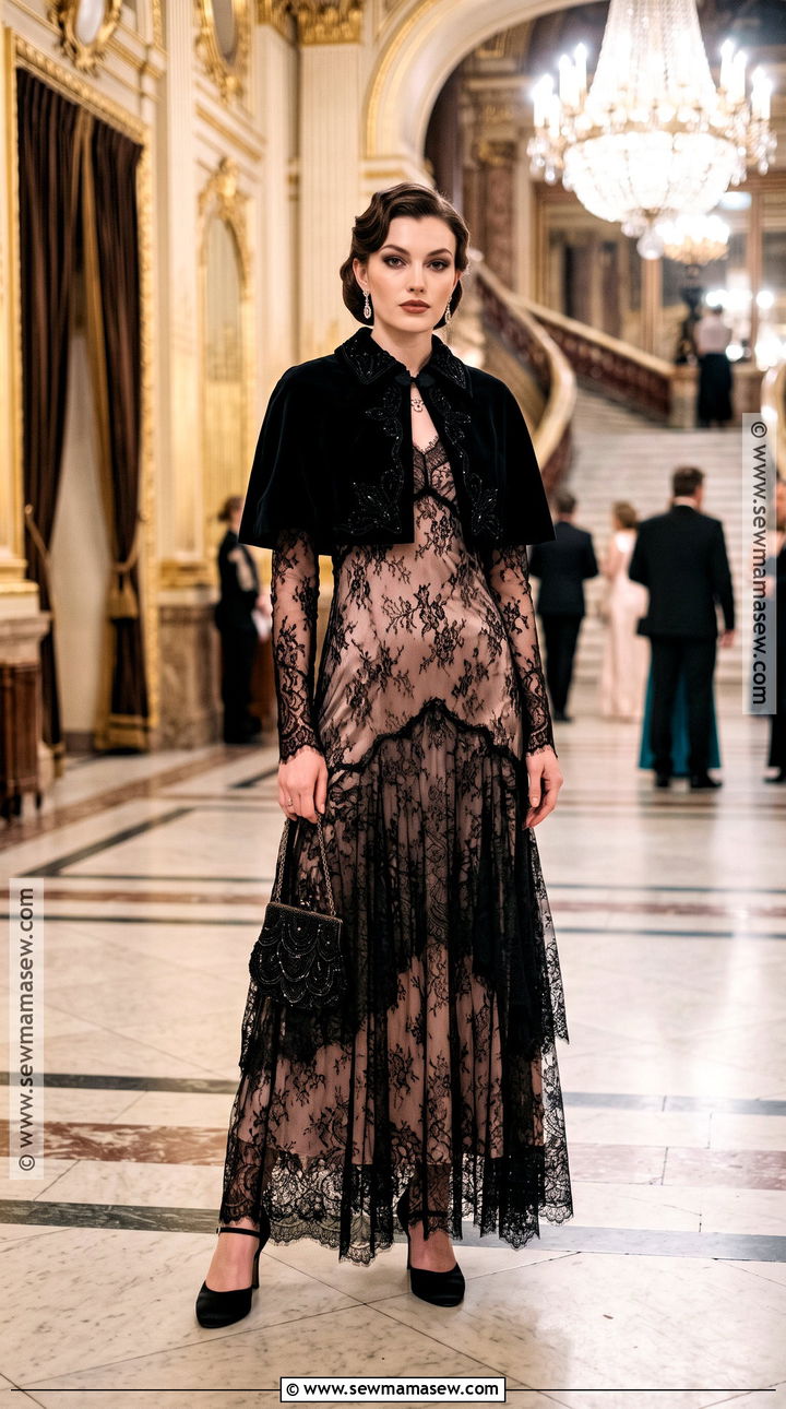 Sheer Lace Evening Dress Outfit - 15 John Galliano Fall 2007 Ready-To-Wear Ideas