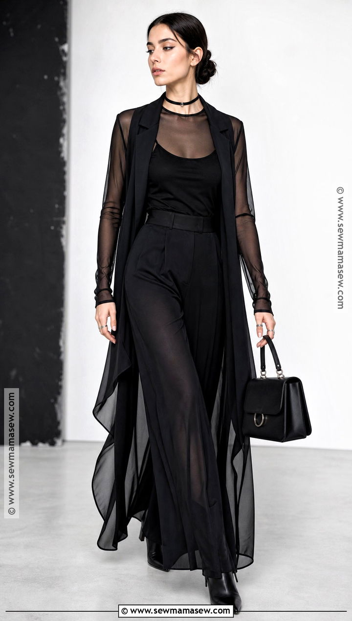 Sheer Layered Witch Outfit - 30 Modern Witch Outfit Aesthetic Ideas