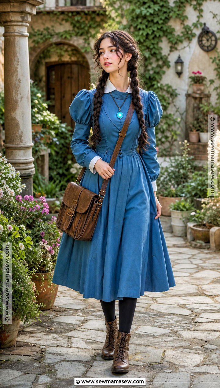 Sheeta Costume With Blue Dress - 30 studio ghibli costume ideas