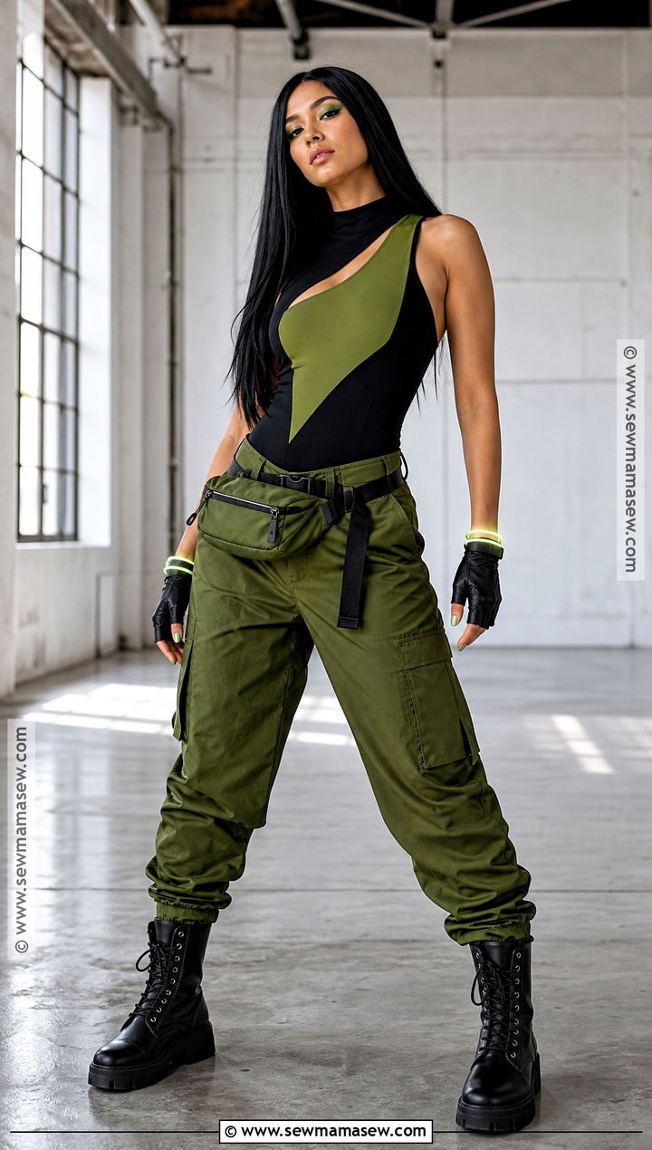 Shego Bodysuit And Cargo Pants Costume - 45 shego costume ideas