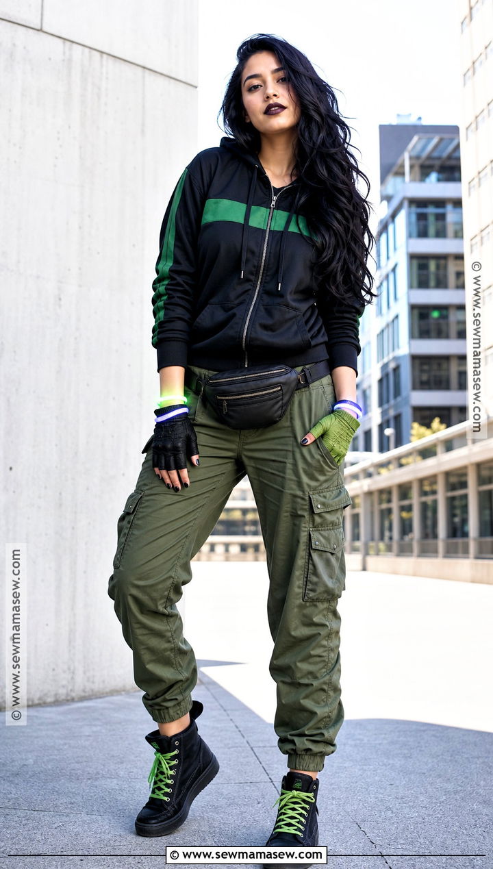 Shego Costume With Hoodie And Cargo Pants - 45 shego costume ideas