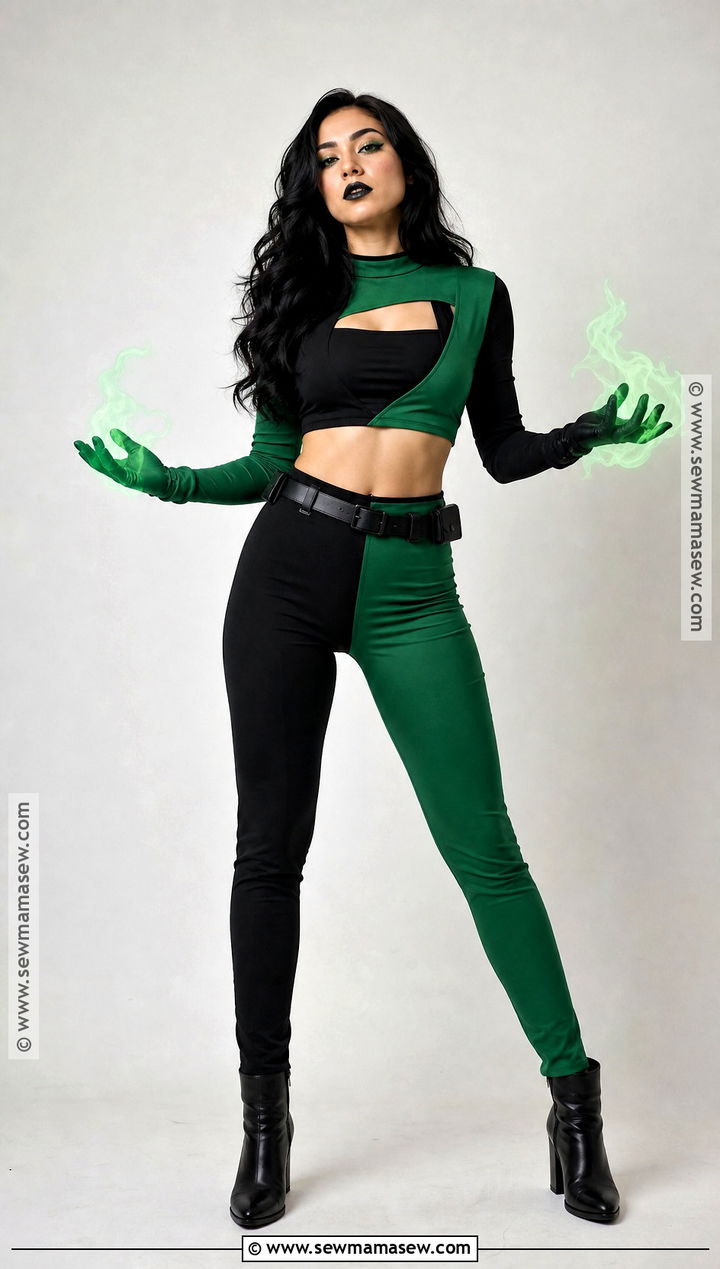 Shego Costume With Two Piece Set - 45 shego costume ideas