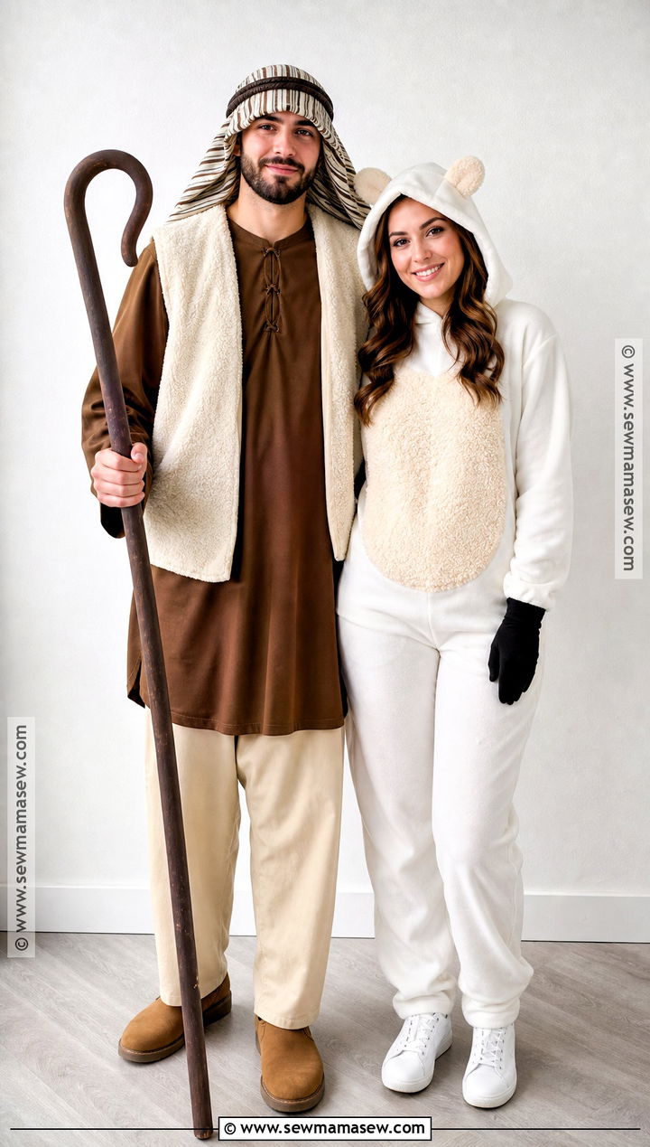 Shepherd And Sheep Couple Costume - 30 Shepherd Costume Ideas