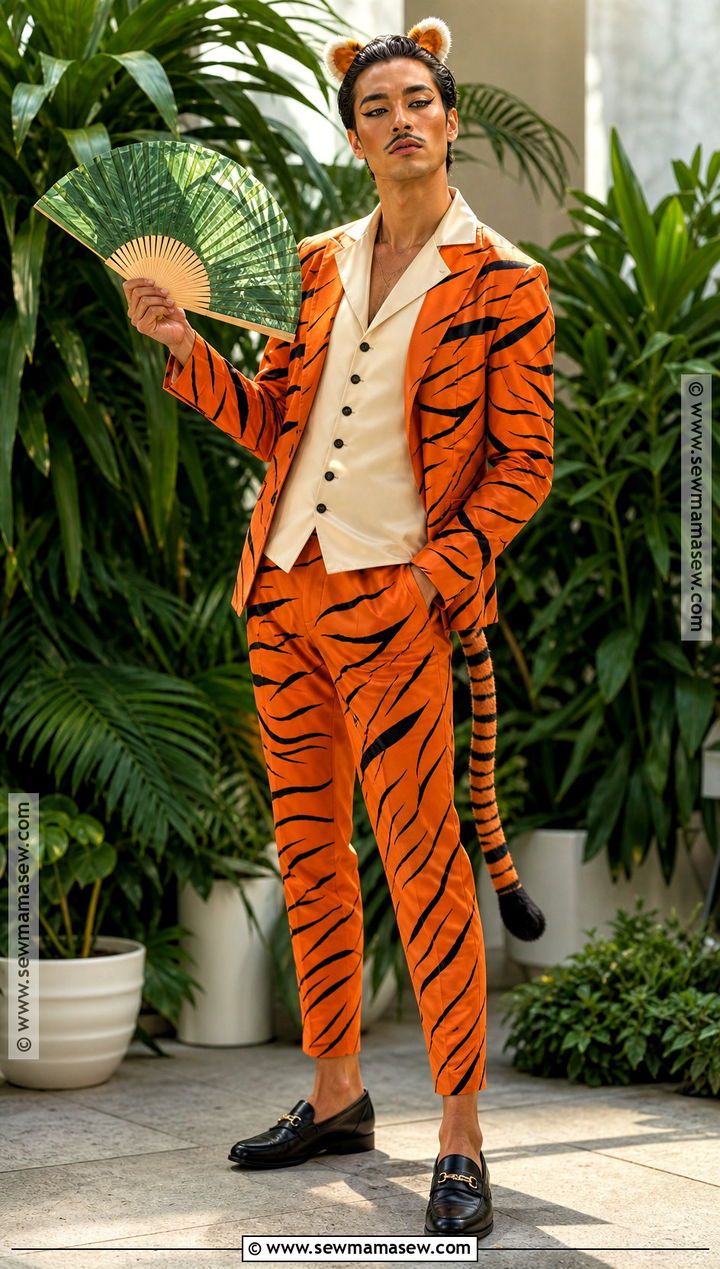 Shere Khan Costume With Orange Suit - 40 disney villain costumes