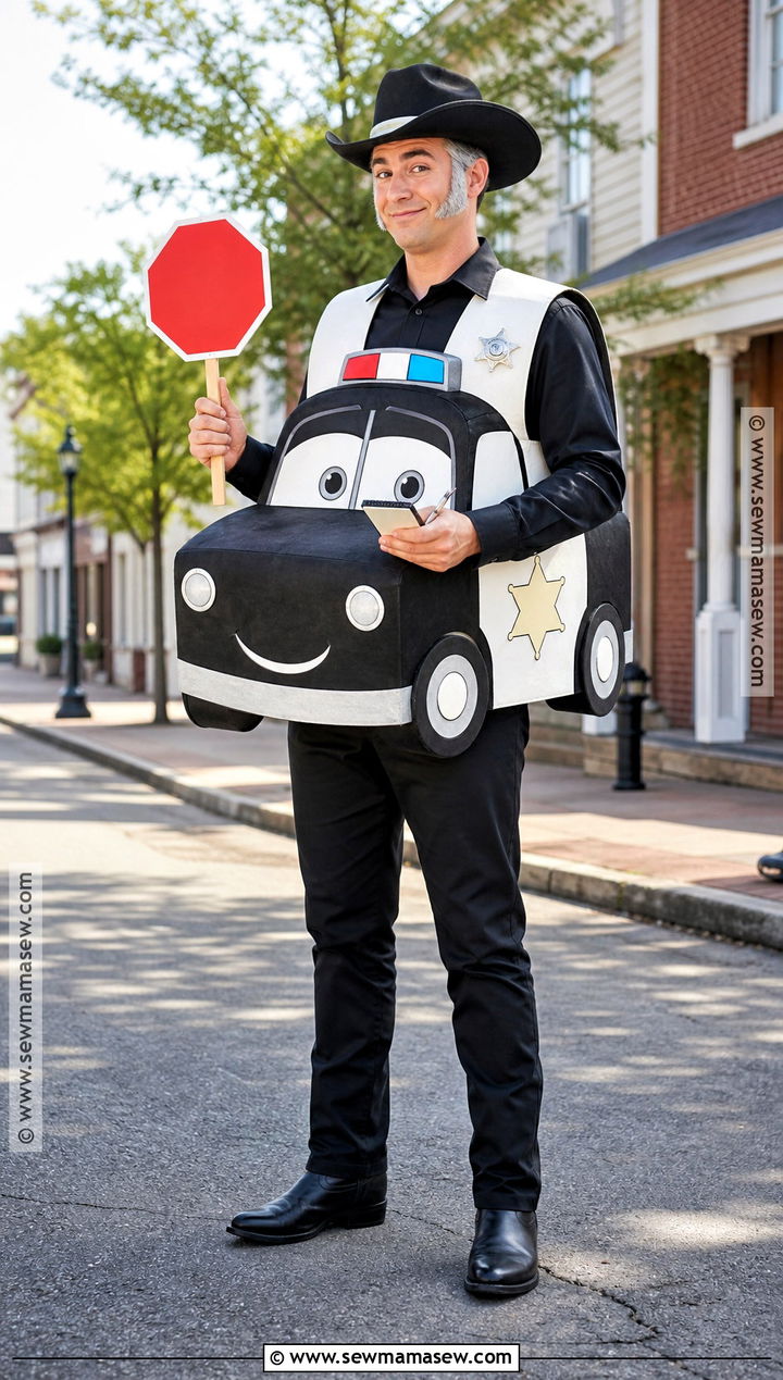 Sheriff Cars Costume - 40 cars costume ideas