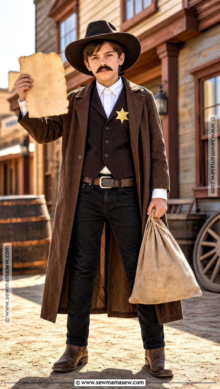 Sheriff Costume - 45 boy halloween costumes