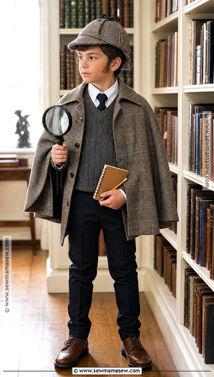 Sherlock Holmes Costume With Detective Cape - 30 world book day costumes for boys