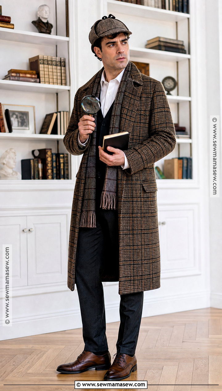 Sherlock Holmes Costume With Detective Coat - 45 world book day costumes