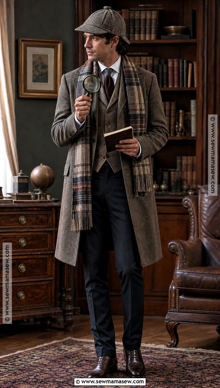 Sherlock Holmes Detective Costume - 35 costumes for men