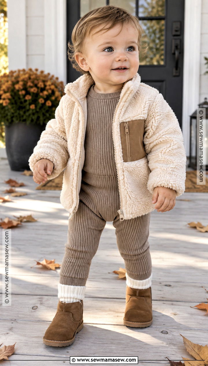 Sherpa Jacket Baby Boy Fall Outfit - 20 fall outfits for baby boys