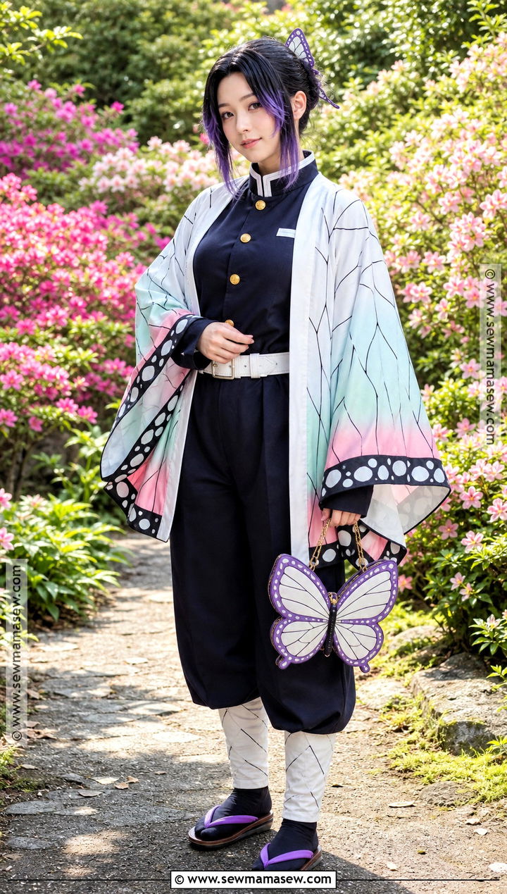 Shinobu Anime Costume With Butterfly Cape - 35 anime costume ideas