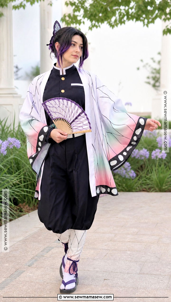 Shinobu Kocho Cosplay With Butterfly Haori - 30 seeu cosplay ideas