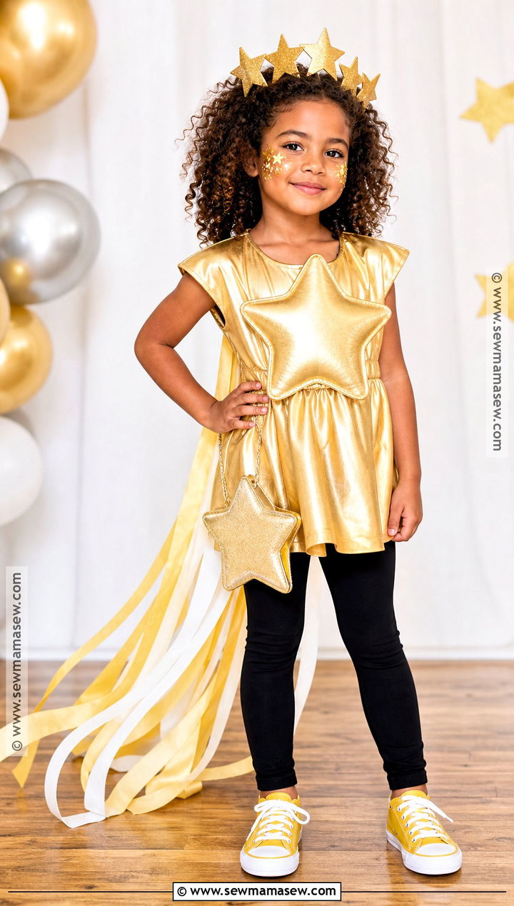 Shooting Star Solar System Costume With Tulle Trail - 30 Solar System Costume Ideas