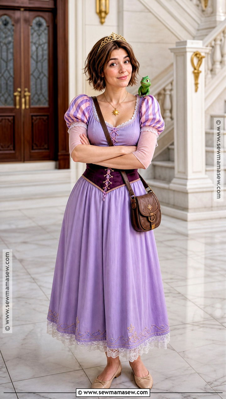 Short Brown Hair Rapunzel Costume - 35 tangled costume ideas