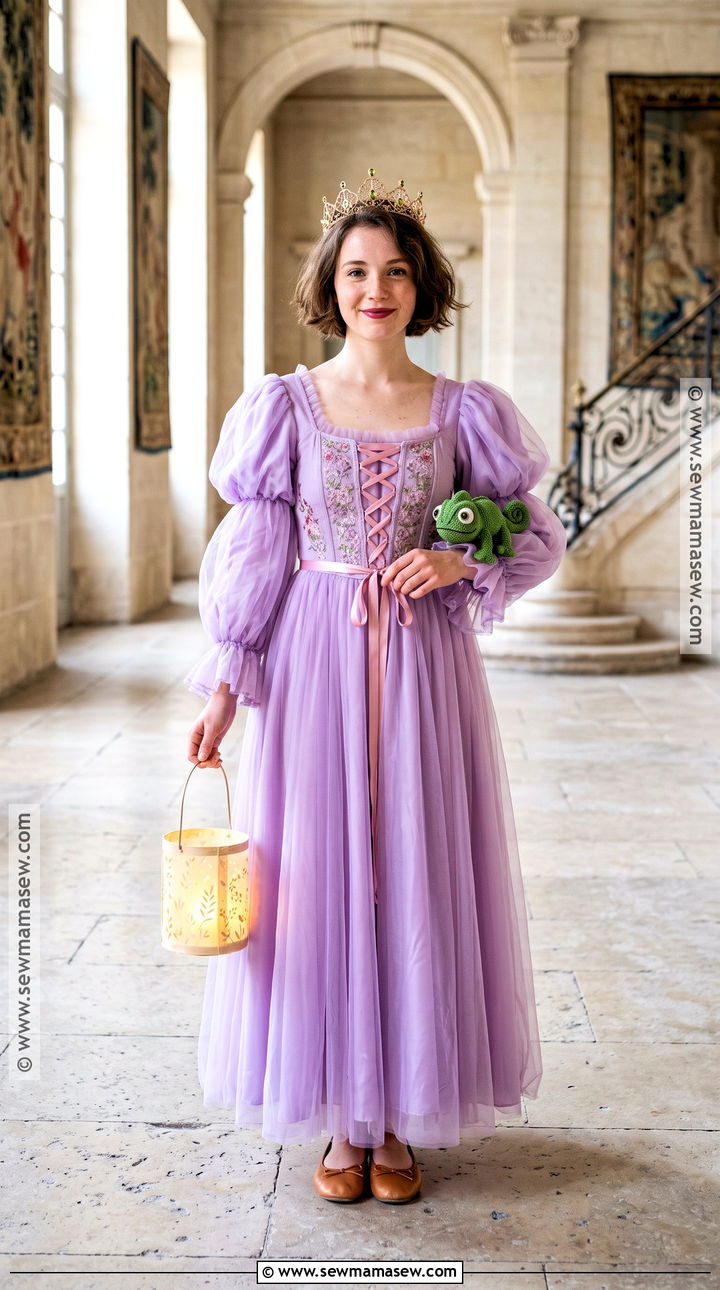 Short Brown Hair Rapunzel Costume - 40 repunzle costume idea