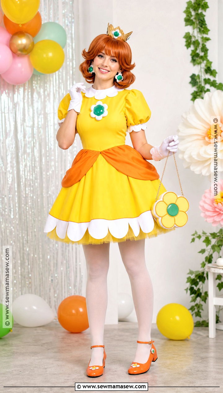 Short Dress Princess Daisy Costume - 40 princess daisy costume ideas