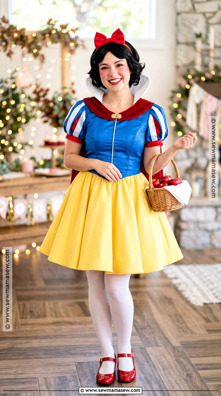 Short Dress Snow White Costume - 40 snow white halloween costume ideas