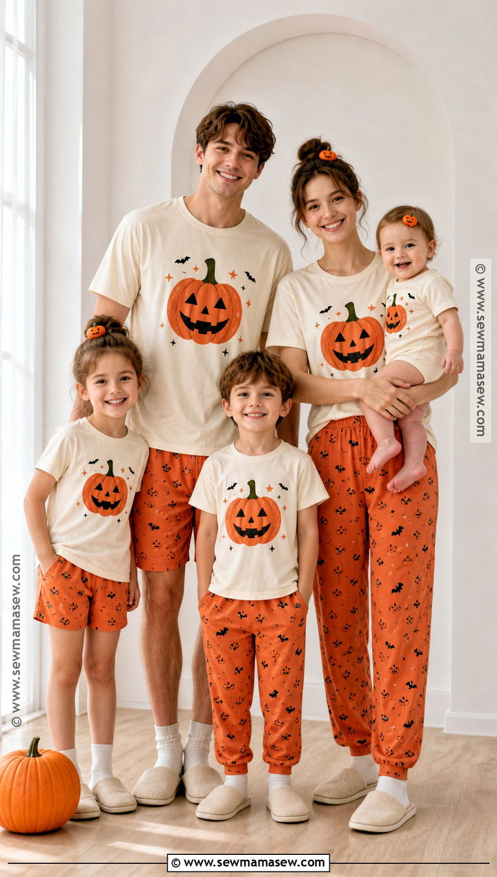 Short Sleeve Matching Halloween Pajamas - 30 matching halloween pajamas