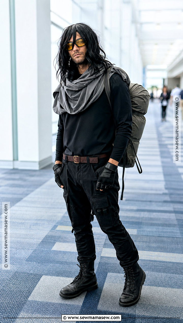 Shota Aizawa Cosplay With Gray Scarf - 30 Men Cosplay Ideas