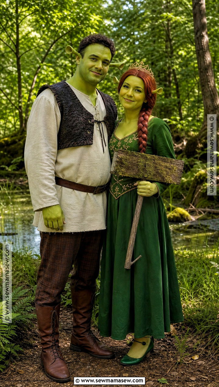Shrek And Fiona Costume - 30 costumes for 2