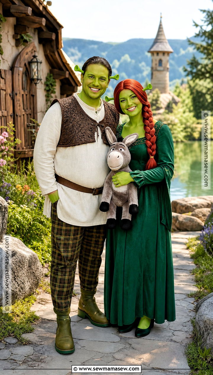Shrek And Fiona Costume - 30 movie costume ideas for couples