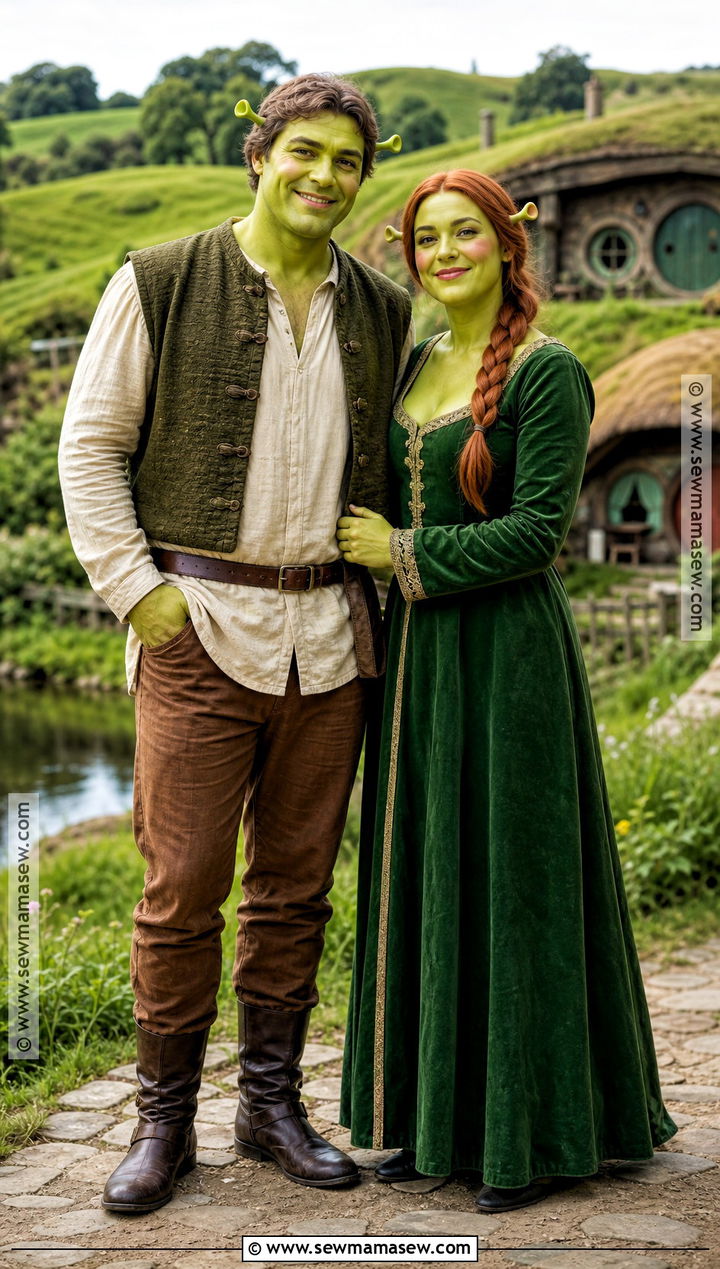 Shrek And Fiona Costume - 45 cute couple halloween costumes