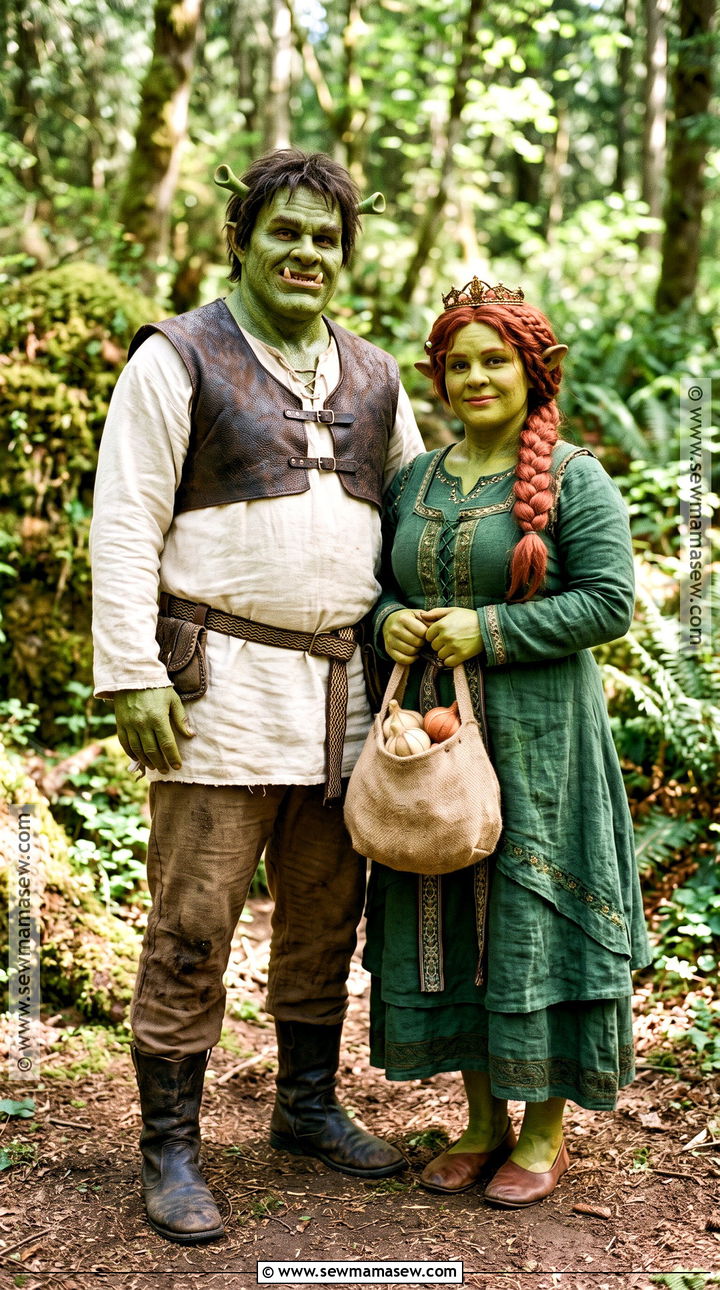 Shrek And Fiona Couple Costume - 45 duo halloween costumes for couples