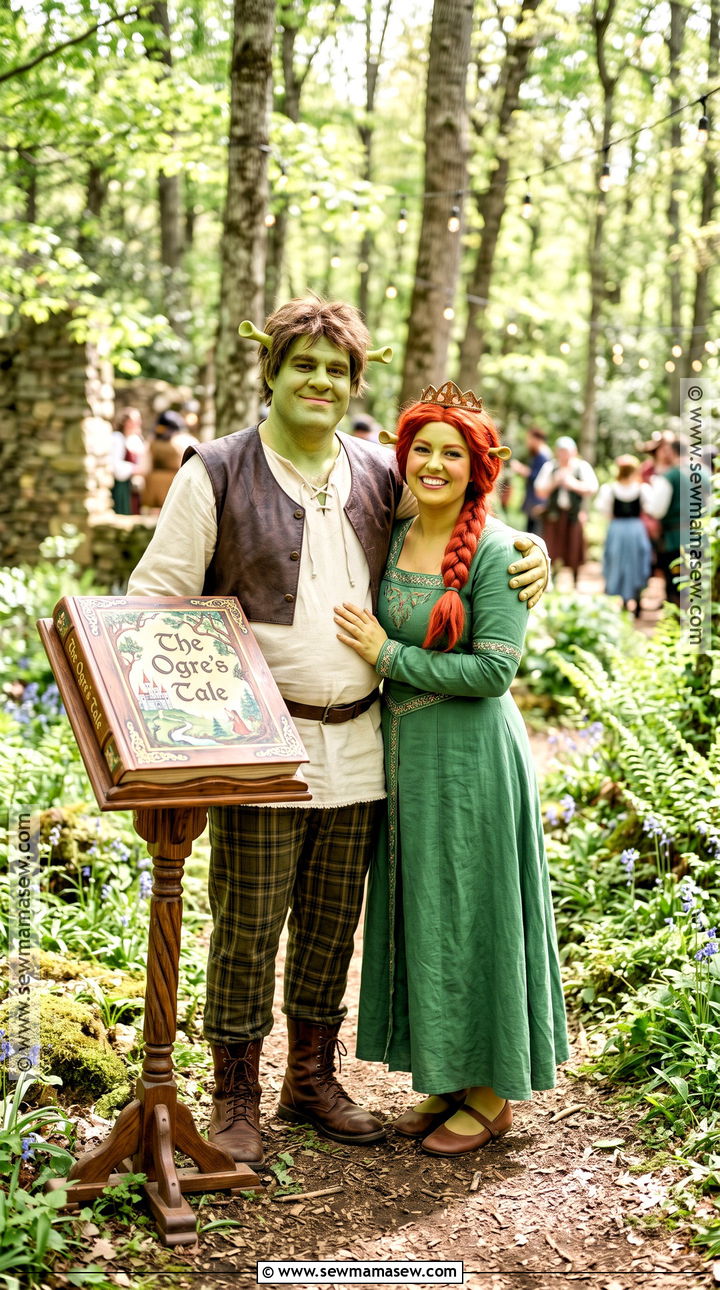 Shrek And Fiona Couple Costume - 50 couple costumes for halloween