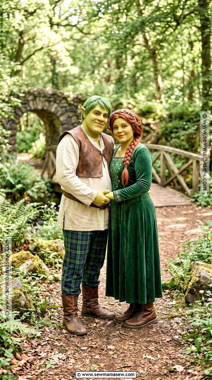 Shrek And Fiona Couple Costume - 50 couples costume ideas