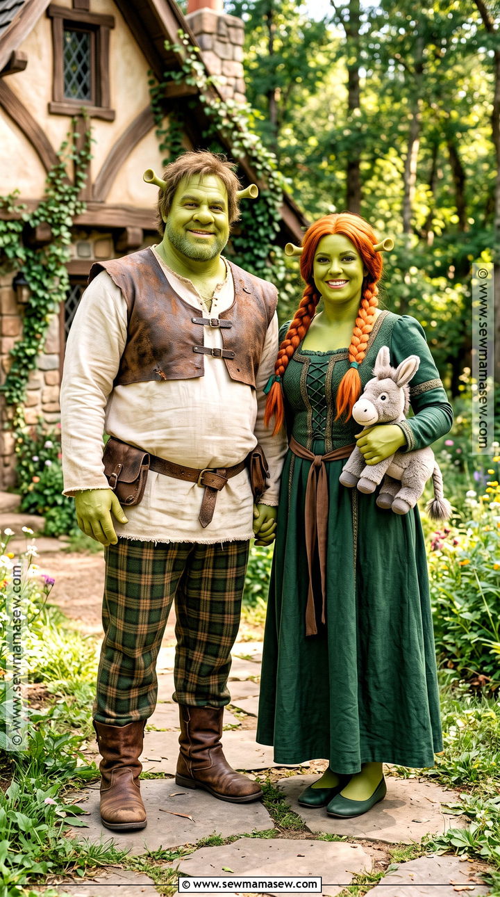 Shrek And Fiona Couple Costume - 35 costume couple ideas