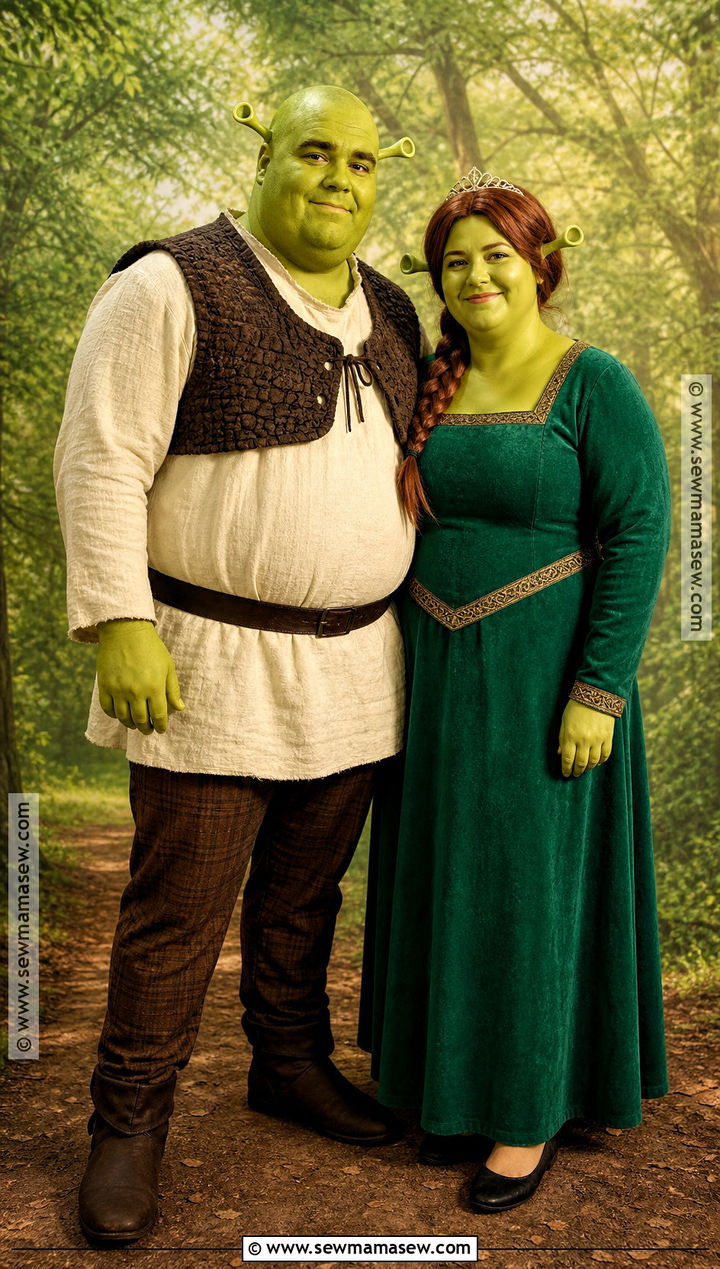 Shrek And Fiona Couple Costume - 35 cute couple costumes for halloween