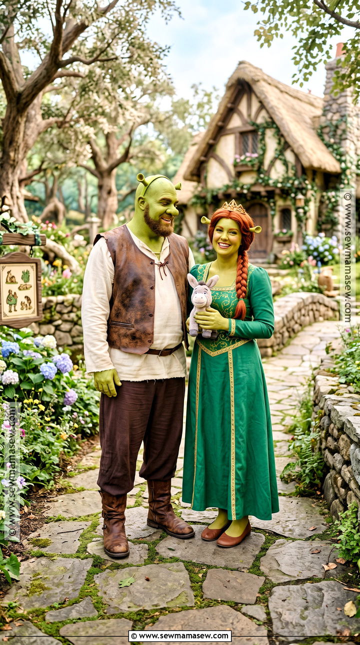 Shrek And Fiona Couple Costume - 35 easy couples costume ideas