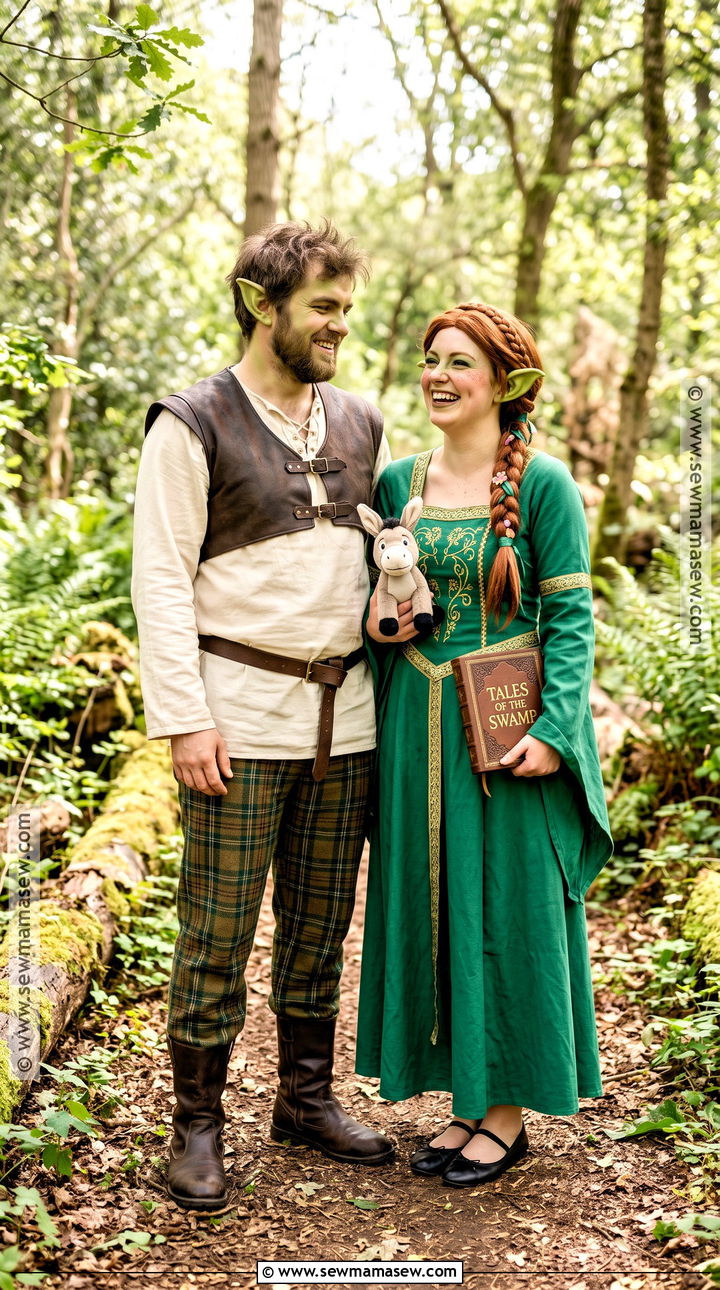 Shrek And Fiona Couple Costume - 30 couple costumes cute