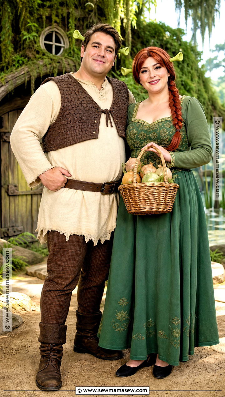 Shrek And Fiona Couples Costume - 35 cute couples costumes for halloween